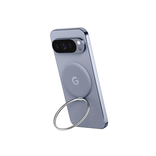 Google Pixelsnap Ring Stand for Pixel 10 Series Phone - Qi2 Compatible - Hands-Free Viewing - Magnetic Phone Ring Kickstand - Finger Ring Holder