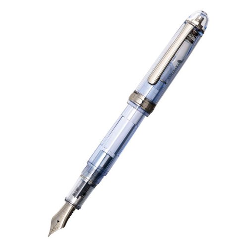 プラチナ万年筆 #3776 精進万年筆 アクアクリスタル 細軟(FM) PNB-20000 #6-0
