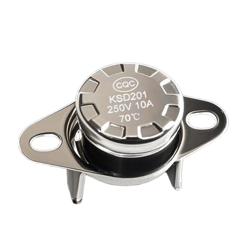Comparison: Best Microwave Under 70 6 1 Pcs KSD201 70°C Thermal Fuse Temperature Control Switch Fit for GE Microwave Oven Water Heater, 250V 10A 70°C, Normally Closed