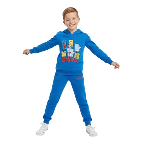 Image of Dr. Seuss Cat in the Hat Boys Hoodie and Pants Set for Toddler to Big Kids
