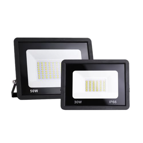 Projecteur LED 50W extérieur haute résistance IP66 éclairage mural blanc froid