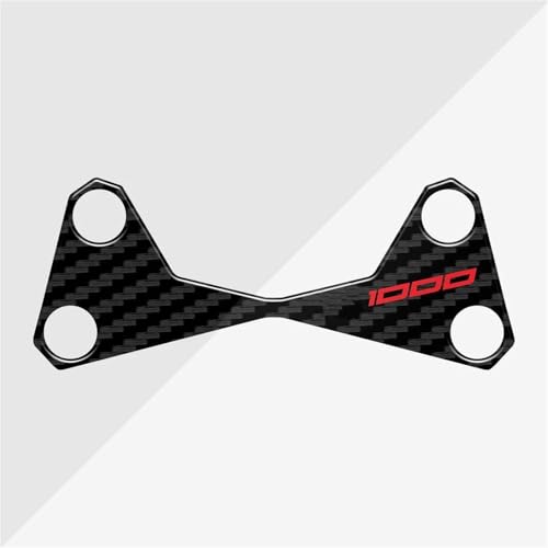 Protection Té de Fourche Moto pour Z1000 2003-2009 Autocollant de Réservoir Noir