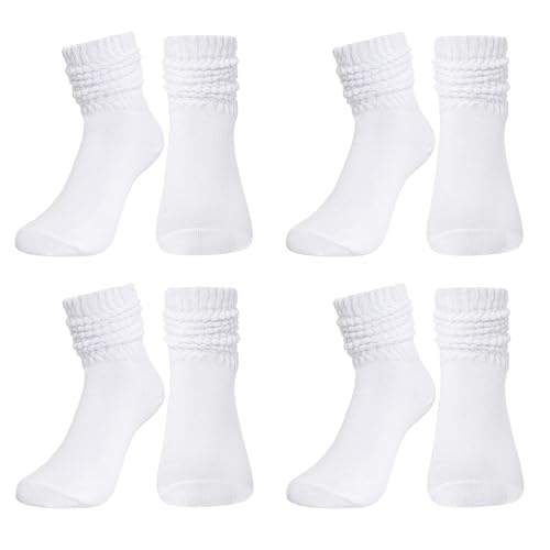 cnomg 4 Pairs Stacked Socks
