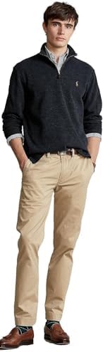 Close-up view of the sophisticated estate-rib knit texture on a men's sweater.