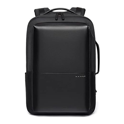 BANGE Mochila Executiva Masculina Reforçada de 28L Expansível Até 40L Antifurto Impermeável para Notebooks de Até 15.6 Polegadas