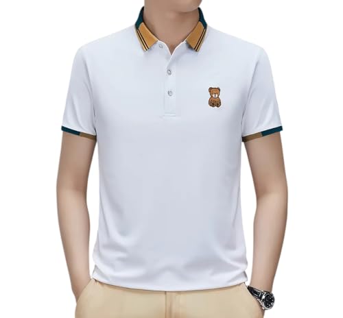 Image of TAGAS Mens Polo T-Shirt || Men's Color Block Polo Tshirt | Short Sleeve Casual Pullover with Collar |Casual Wear for Men | Mens Regular FIT T-Shirts