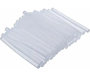 VRB Dec (Pack of 25Pcs) glue sticks for Repairs Toy Model, Plastic, wood & Metal Products | glue sticks 7mm & glue gun stick 11mm/7mm HOT MELT Transparent Glue Sticks for Glue Gun (For Mini Glue Gun 7mm, 25)