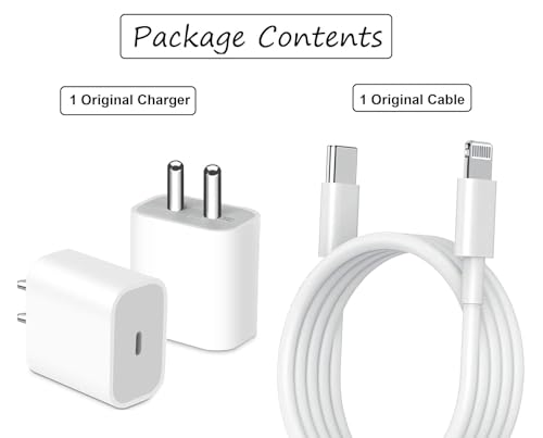 Image of Original High-Speed 20W Adapter and Cable Compatible with iPhone X Series Rapid Charging Set for XS /XS Max /XR with Sleek Design & Travel-Friendly Size