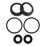 Kit de joint de pompe à main, 2 ensembles de joints de rechange en cuir avec joints toriques pour pompes manuelles de type 90 100 mm de diamètre, accessoire de réparation de piston