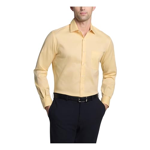 Image of Van Heusen Men's Dress Shirt Fitted Everyday Defense Stretch