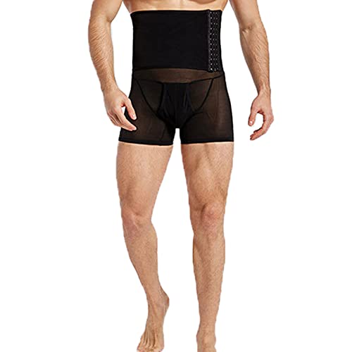 Generic Black Herren Shapewear Shorts mit hoher Taille