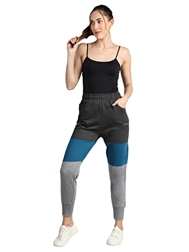 Image of CHKOKKO Women High Rise Gym Wear Sports Fitness Relaxed Track Pant