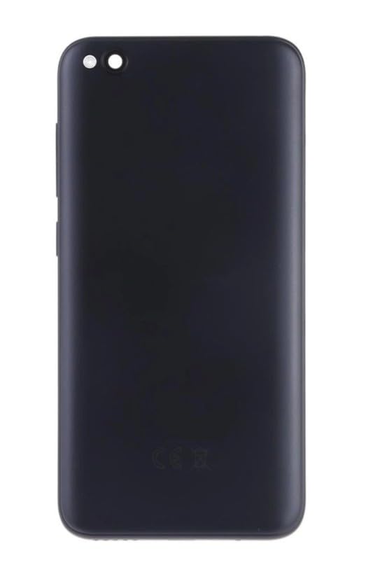 Back Panel (Back Door) Compatible with Xiaomi Redmi Go Volume Button ON Off Button and Camera Glass Included - Black-image-8