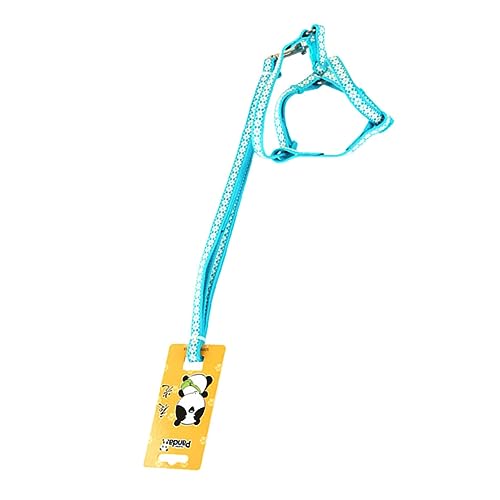 Gadpiparty 反射子犬の鎖 かわいいハムスターハーネス 犬を繋ぐ コート ペットの猫の鎖 小型犬キャリアスリング 少年犬 猫ハーネスリーシュ 子犬のトレーニングリーシュ 耐摩耗性犬の鎖 ナイロン