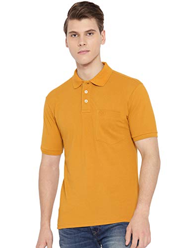 Image of CHKOKKO Men's Polo Cotton Regular Fit Half Sleeves T-Shirt with Pocket