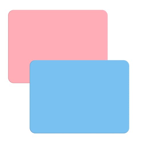 Rutschfeste Silikon Bastelmatte (2 STK) | 40x30cm Kinder Malunterlage für Basteln Resin Tischmatte