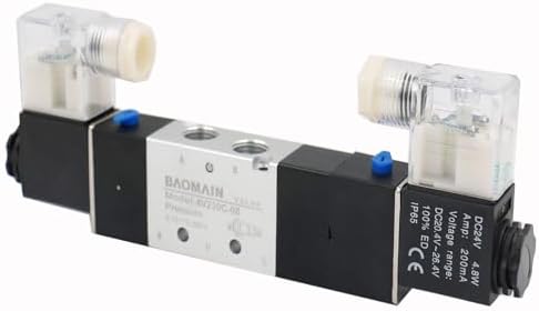 Pneumatic Cylinder Baomain 4V210-08 Solenoid Valve DC 24V, 2 - View #5
