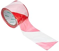 REIS TASO100CW-31S | Absperrband Rot-Weiß | Warnband | 100 Meter | Flatterband Rot Weiß