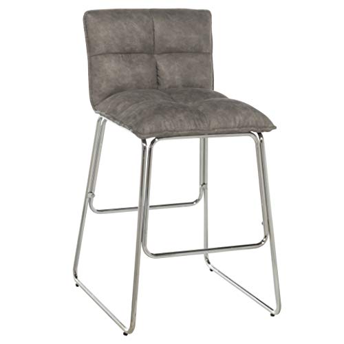Hillsdale Furniture Beacon Hill Counter Height Stool (Set of 2), Weathered Gray