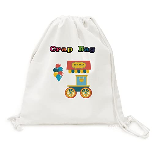 Sac à dos cadeau drôle illustration hot dog en toile souple légère