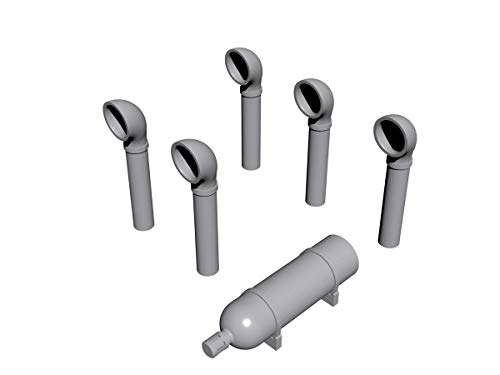 Special Hobby CMK 1/72 ScalePT-109 Boat Deck Set Smoke Generator, Ventilation Funnels - Plastic Model Navy Ship Building Kit # 129-N72036