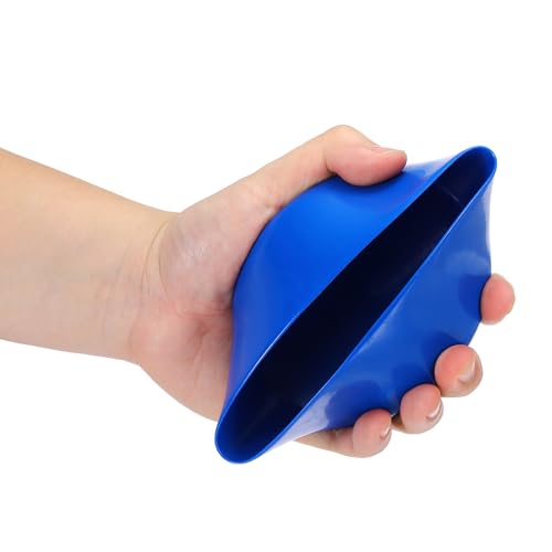 Image of uxcell 2pcs Rubber End Caps 110mm(4 5 /16 Inch) ID x 50mm(2 Inch) H Vinyl Round Tube Bolt Cap Cover Screw Thread Protectors Blue