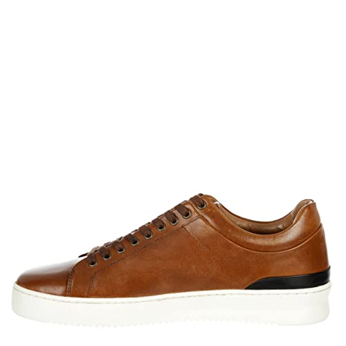 Franco Fortini Devon - Men's Leather Lace-Up Casual Dress Sneakers3