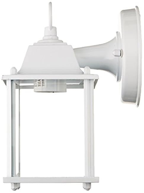 Boston Harbor AL1037-43L 3576527 Dimmable Outdoor Lantern, (1) 60/13 W Medium A19/Cfl Lamp, 8-5/8 Height x 4-3/8 Width, White