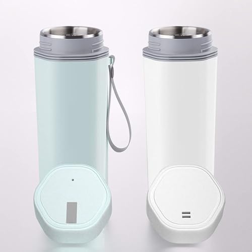 Hervidor eléctrico portátil pequeño 350ml blanco miniatura 3