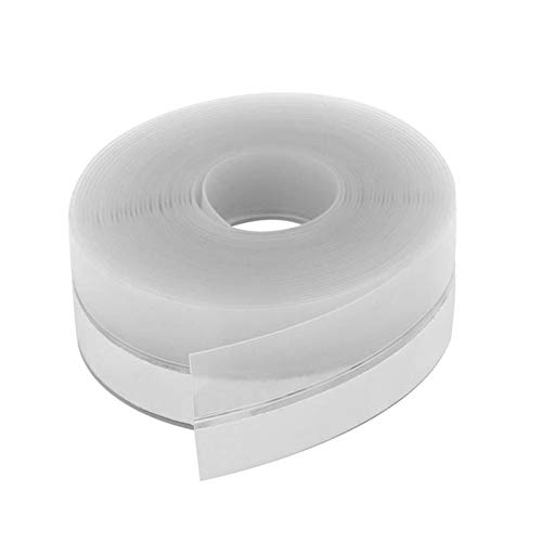 Zkenshan-Weather Stripping Seal Glass Door and Window Seal, Sound Insulation Strip, Self-Adhesive Windproof Seam Door Bottom Silicone Strip, Glass Door Seal Strip Stop Shower Leaks