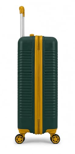 Image of Safari Carter Hard-Sided Polypropylene Luggage Trolley Bag, 3 Years Warranty (Dusk Green - Color Matching, Set of 3 (55 /67 /76))