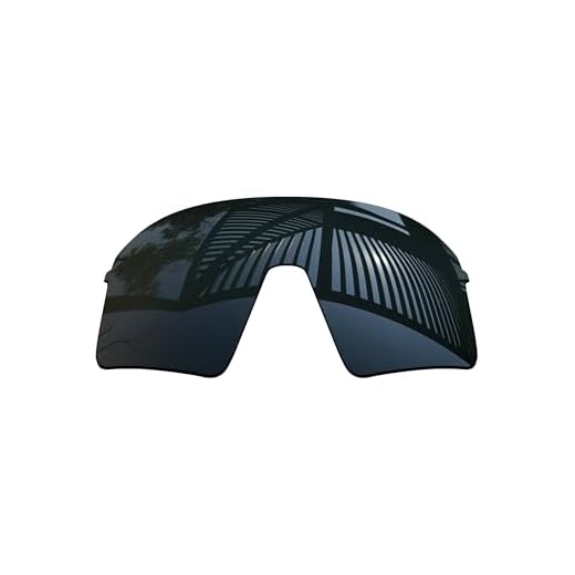 MYCOURAG Lentes de reposição polarizadas com proteção UV para óculos de sol Oakley Stunt Wing OO9519 – Preto sólido polarizado