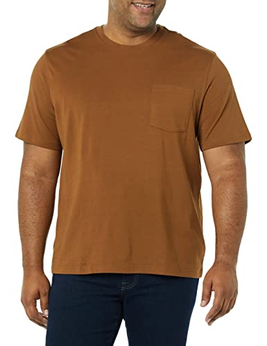 Image of Amazon Essentials Men's Short-Sleeve Crewneck Pocket T-Shirts, Pack of 2