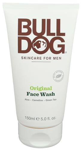 BULLDOG Mens Skincare and Grooming, Original Face Wash, 5 Fluid Ounce