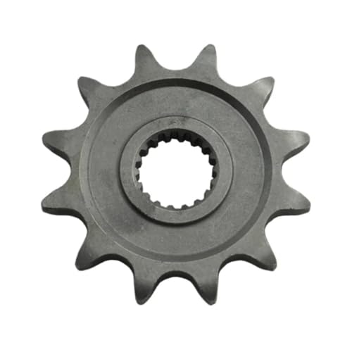 Pignon avant de moto 520 12T en acier forgé à haute résistance thermique