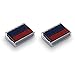 Produktbild Trodat Ersatzkissen 6/4850/2 einfach und sauber wechselbar  Set mit 2 Stempelkissen in blau/rot, dokumentenechte Tinte auf Wasserbasis, für die Stempel Modelle trodat Printy 4850 und 4850/L