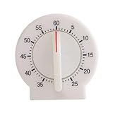 GINTBN 60 Minute Twist Kitchen Timer, Mechanical Kitchen Timers with Loud Alarm, Manual Kitchen Cooking Timer, Durable Mechanical Time Management Tool for Kids and Adults