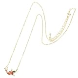 MUCKLILY Collar de Cobre con Colgante de Pez Dorado Cadena de Clavícula Elegante para Mujer Accesorio para Bodas y Fiestas Diseño Único para Destacar Tu Estilo