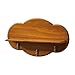 DSFSAEG Étagère flottante de cuisine avec crochets en forme de nuage pour chambre à coucher, salle de bain, 34 x 7 x 19,5 cm (marron)