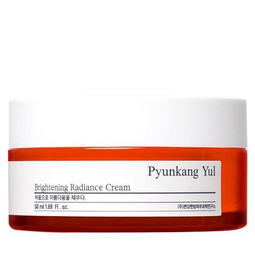 Pyunkang Yul Brightening Radiance Cream, Moisturizer for Dry Skin, with Vitamin C, Pearl Extract, Ceramide, Adenosine, Niacinamide (50ml / 1.7 Fl. Oz).