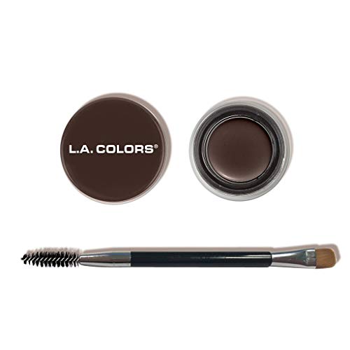 L.A. COLORS Browie Wowie Brow Pomade (carded), Dark Brown CBBP782A 0.28 Oz
