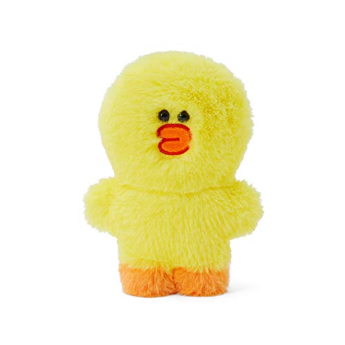 Line Friends SALLY Character Small Plush Coin Purse Small Pouch Card Wallet, Yellow