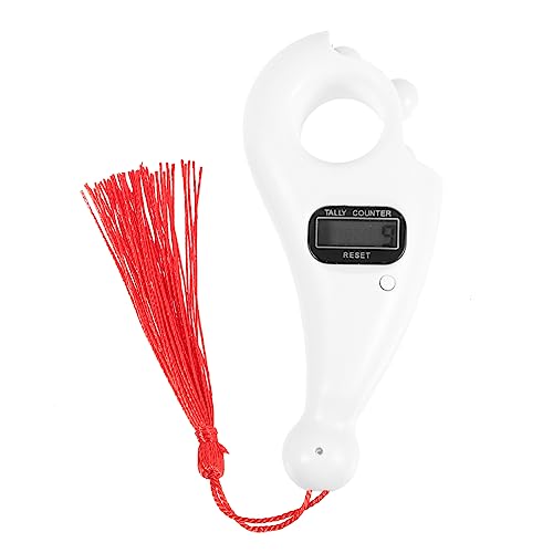 INOOMP Counter Simple Simple Bead Counter Electric Handheld Bead Counter Number to Rotate Manual Convenient Counter Machine Practical Bead Counter Plastic Counter Machine Handheld Tool