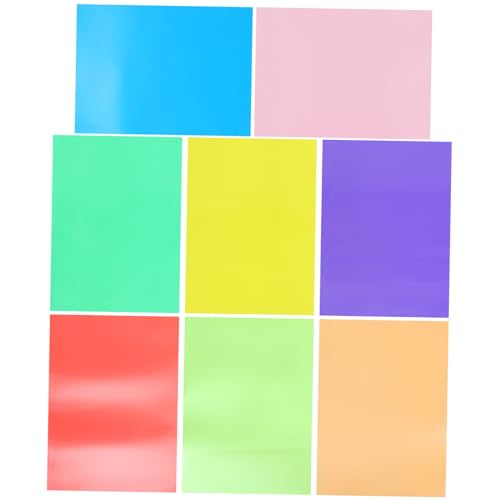 Feuilles de cellophane colorées EXCEART pour éviter les déchirures d'emballage PVC