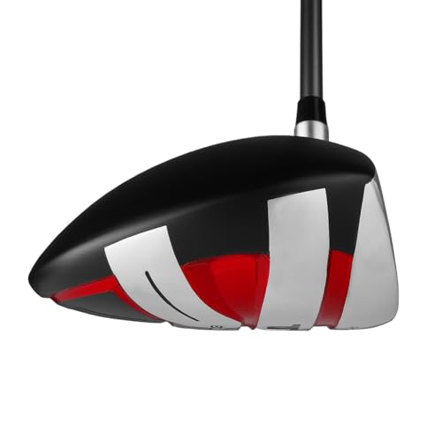 Powerbilt TPS Blackout Max Driver, Men's 10.5 Degree in Black/Red with Headcover - Image 4