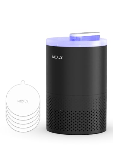 NEXLY MK029 Bug Zapper Trap Indoor in Home Mosquito Zapper Mosquito Killer Fruit Fly Traps Flying Insects Zappers Gnats House Energy Conservation UVA Zapper for Bedroom Livingroom Kitchen Basement