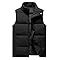 FXVZVFES Colete Tricot Sem Mangas Para Homem Com Gola Alta Quente Para O Inverno Tamanho Grande Com Fecho Casual Roupa De Exterior,Black,XL