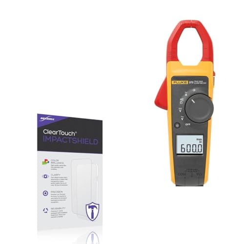 BoxWave Screen Protector Compatible with Fluke 373 - ClearTouch ImpactShield (2-Pack), Impenetrable Screen Protector Flexible Film