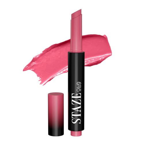 Image of Staze Y.U.M.M.Y Lip Gloss Balm | 3-in-1 Gloss + Tint + Balm | High-Shine Glossy Finish | With SPF 15 | Non-sticky Formula with Hyaluronic Acid & Shea Butter | 04 Strawberry Jelly | 2g
