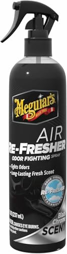 Meguiar's Spray Deodorante per Auto Black Chrome Air Refresher Trigger-EU G250708EU, flacone da 237 ml, 6/CV